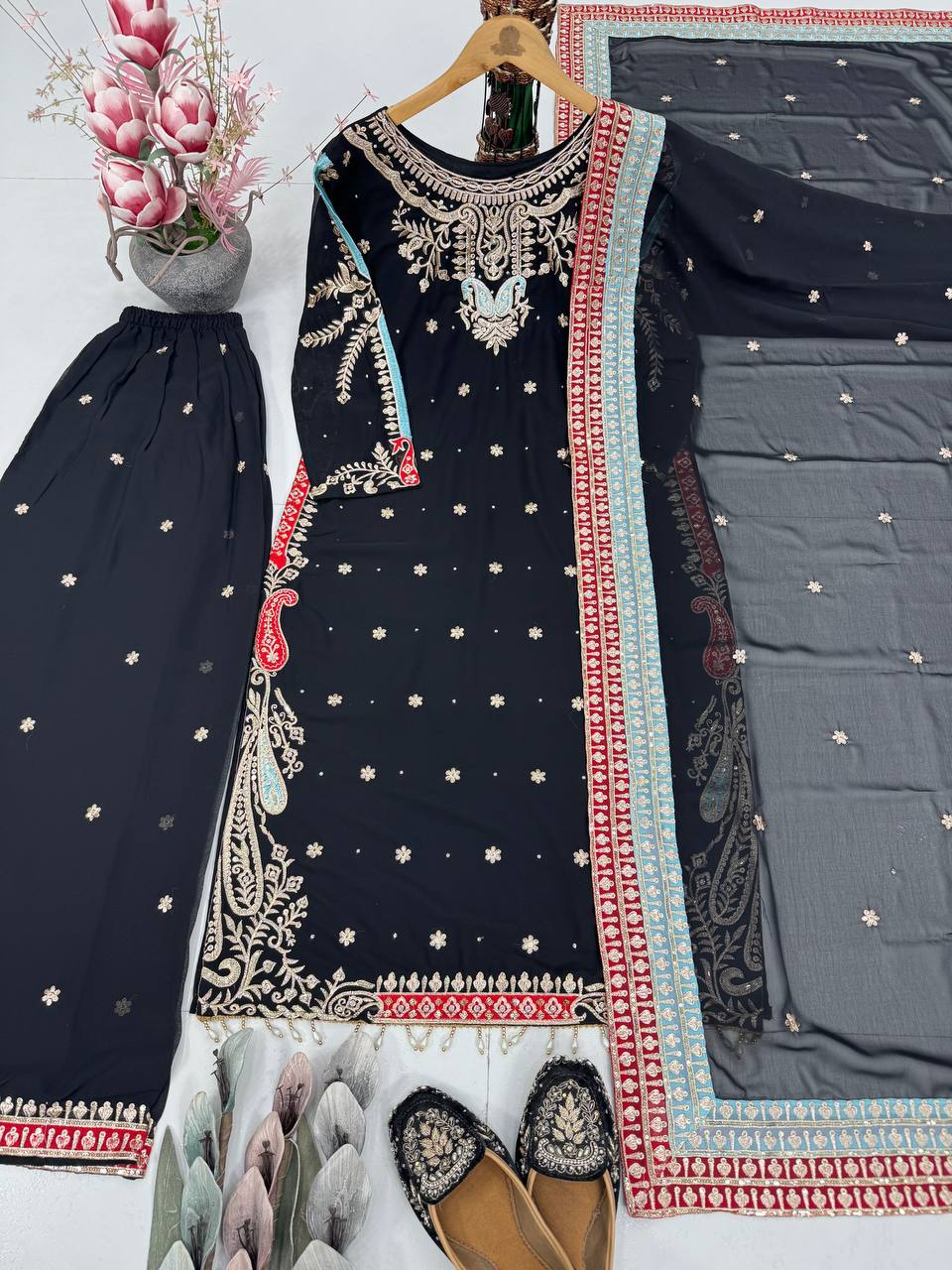 Glamorous Georgette Elegance Suit Set-KF-1706 💖💖