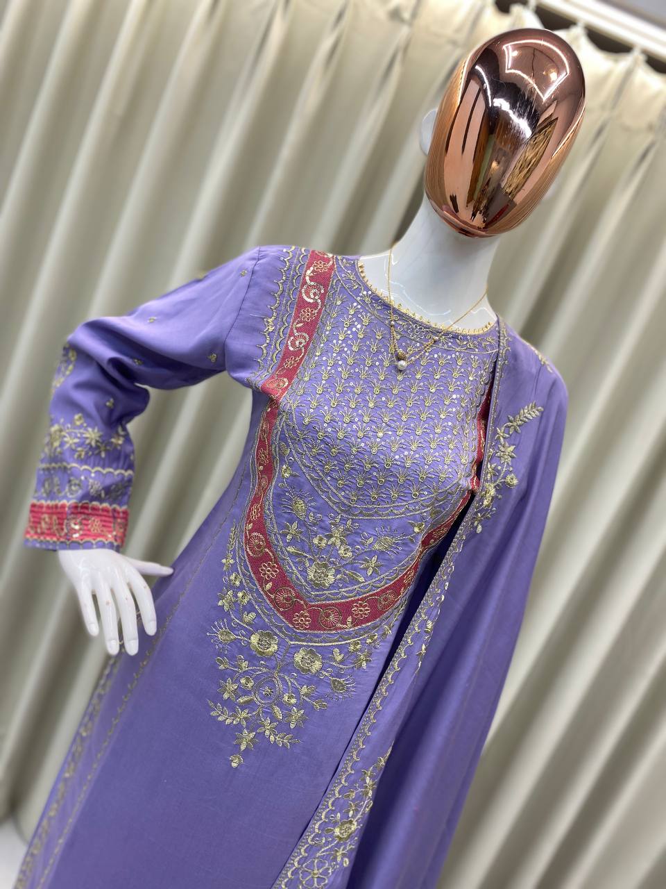 Elegant Embroidered Ensemble Suit Set-BE-401✨💝