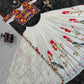 🌸 Royal Reverie: Reyon 3-Piece Semi-Stitched Lehenga Set with Elegant Mirror & Thread Work