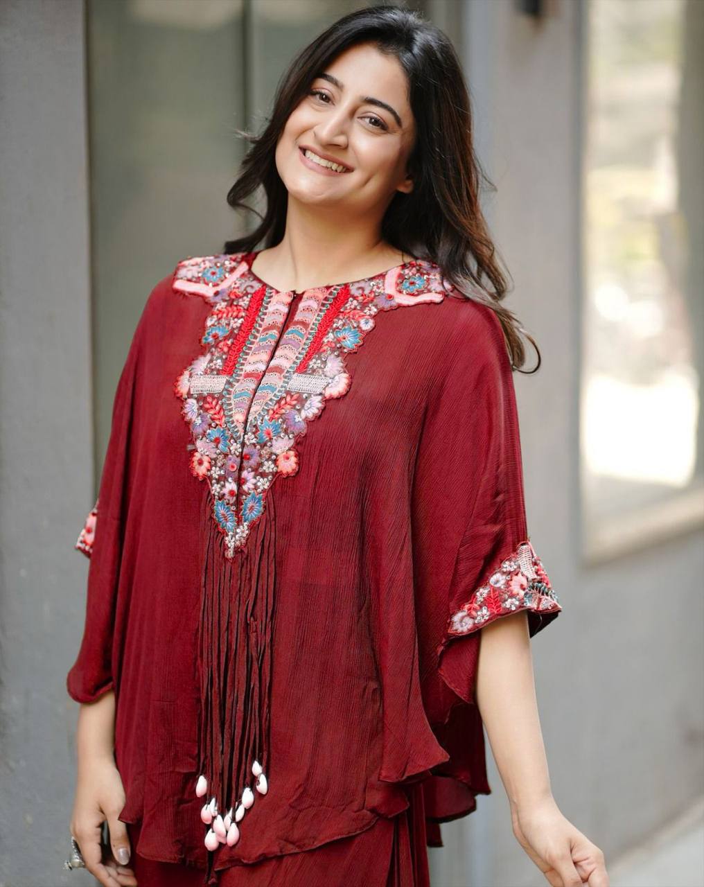 ✨ Charming Chinon Indo Western Suit Set 💃💖