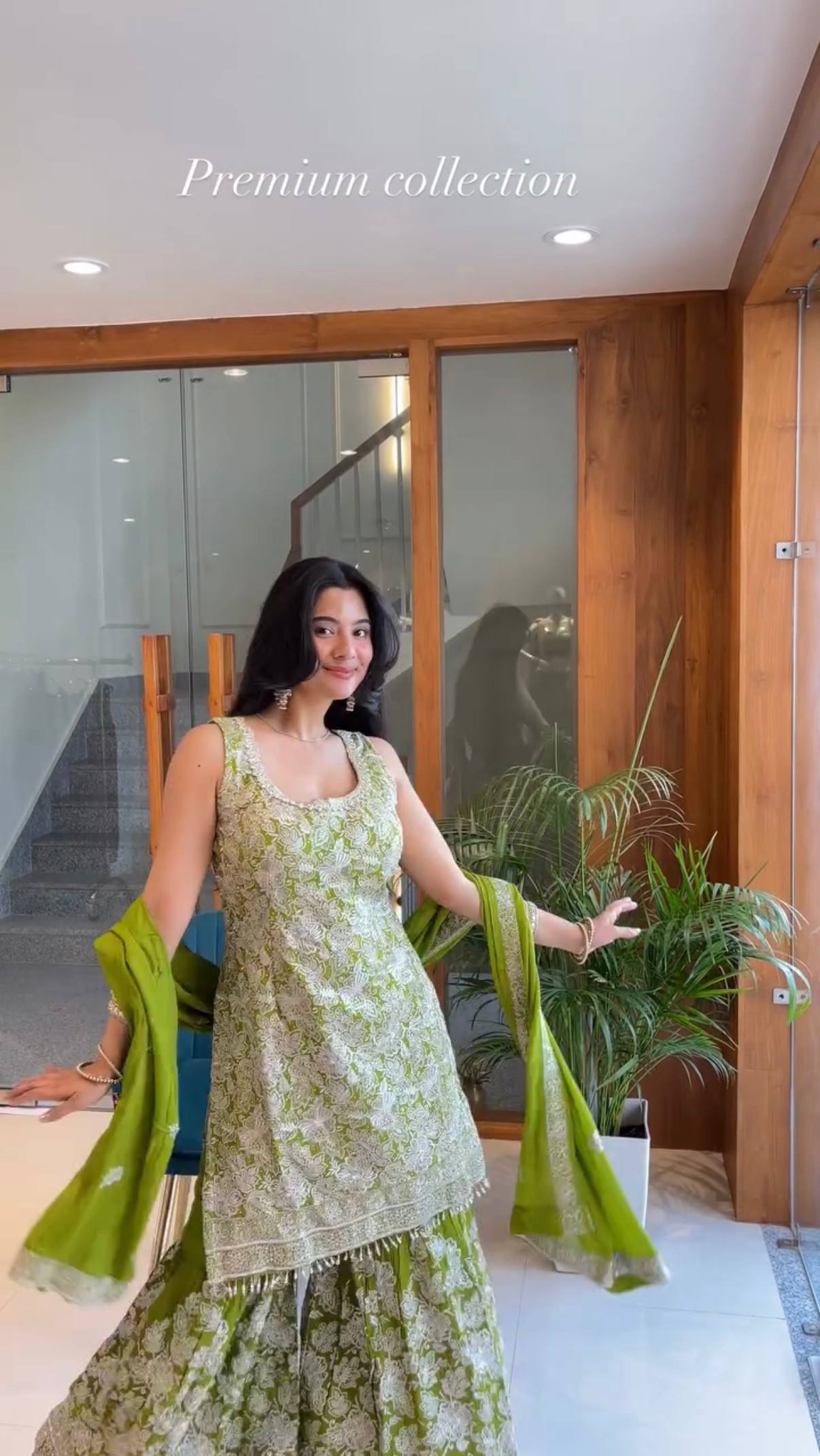 Festival Special Georgette Sharara Suit – Heavy Embroidery!-ST-1132 💃