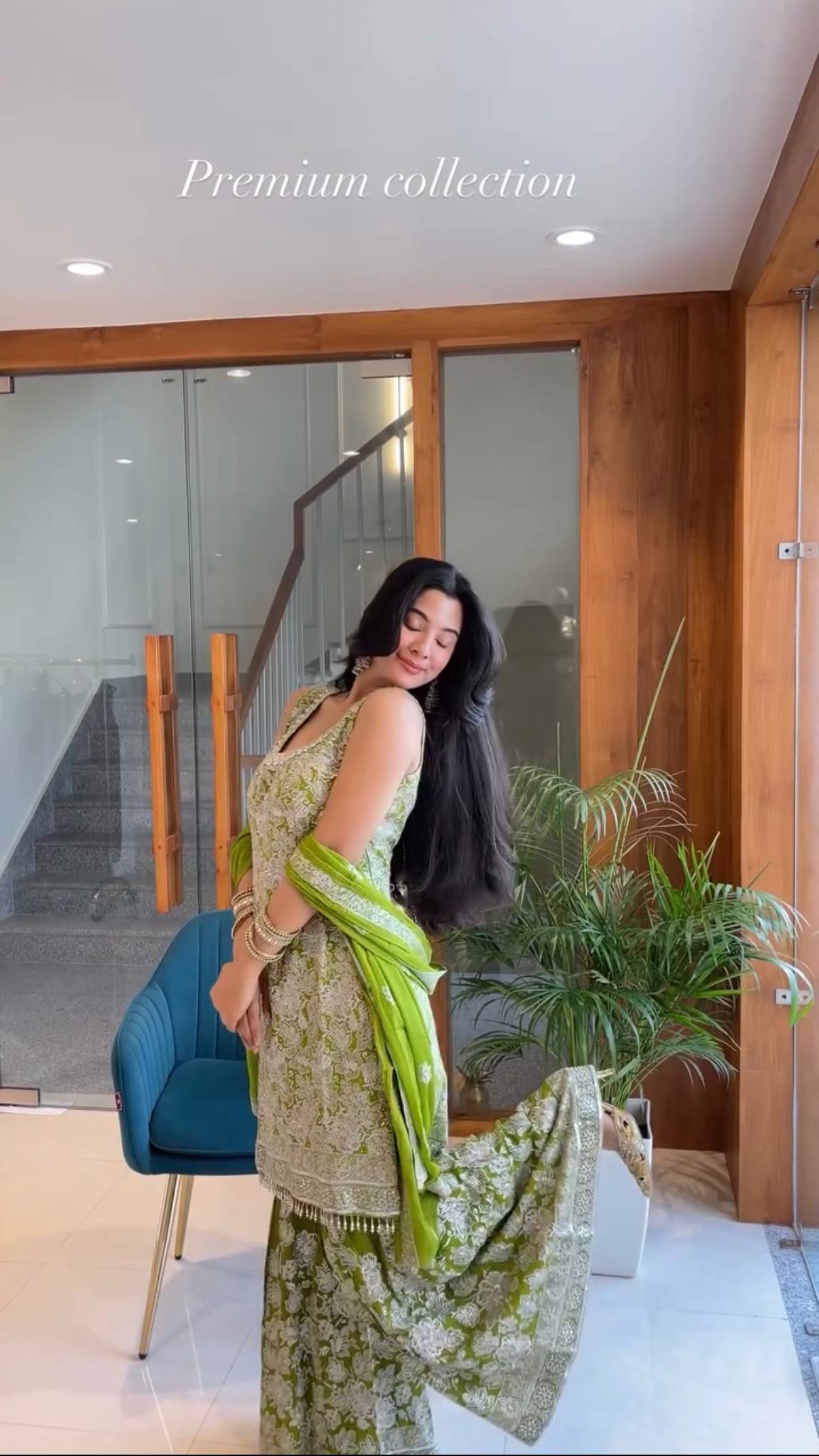 Festival Special Georgette Sharara Suit – Heavy Embroidery!-ST-1132 💃