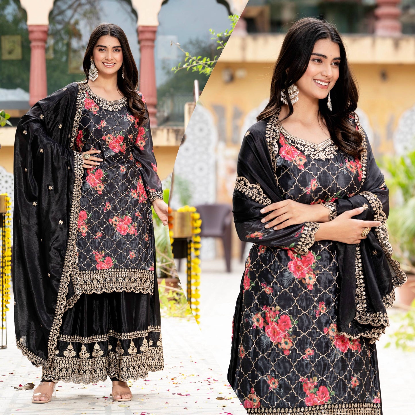 Embroidery Suit Set Collection-DVD-5085. 🌼🌼