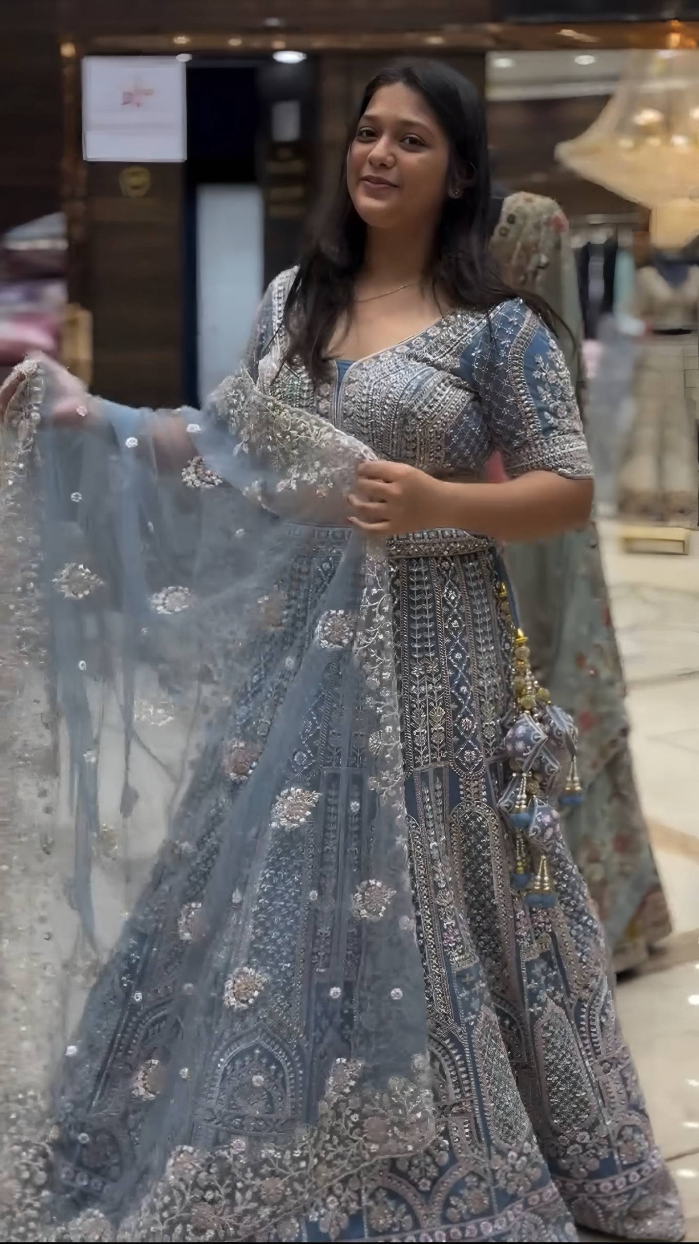 Designer Lehenga Choli- Shine like royalty👑🌼