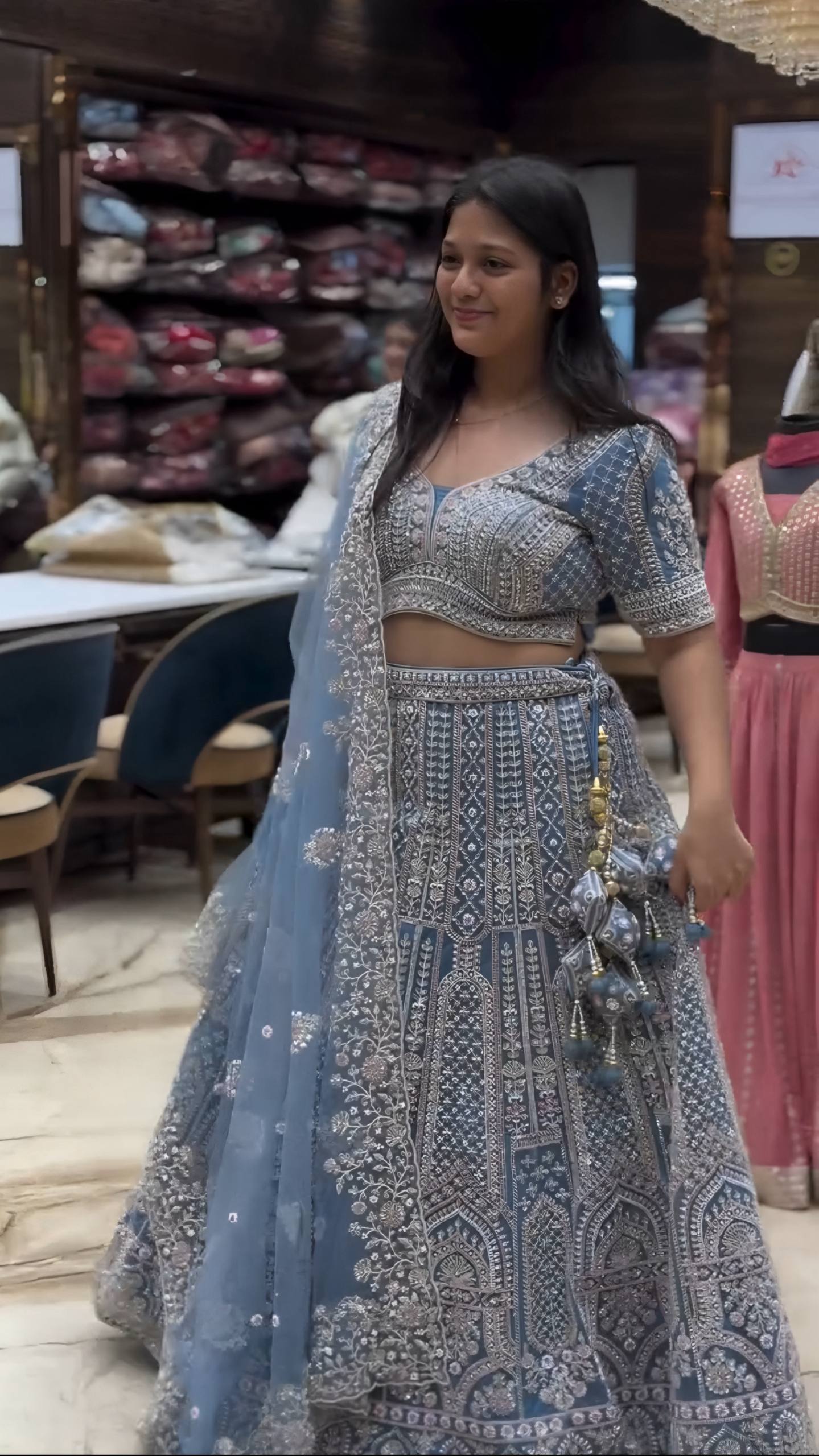 Designer Lehenga Choli- Shine like royalty👑🌼