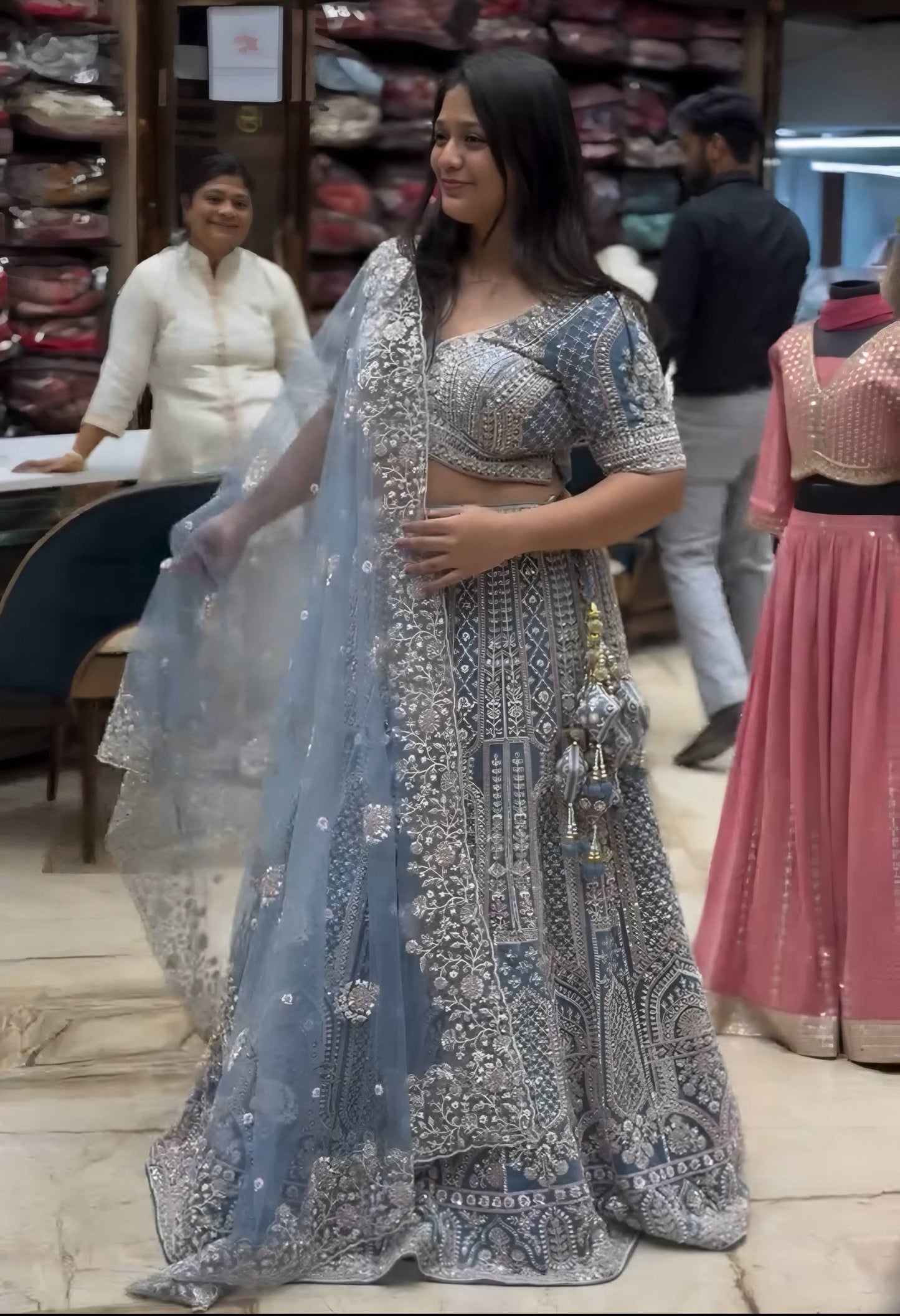 Designer Lehenga Choli- Shine like royalty👑🌼