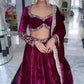 11000 Velvet Designer Lehenga Set-FB|HM-H74