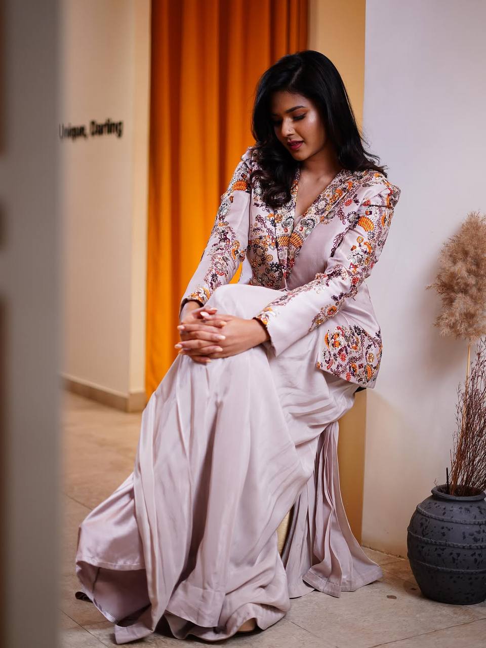 INDO-WESTERN DRAPE SAREE-ST-1115 🚀🚀