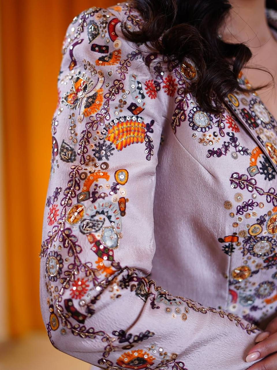 INDO-WESTERN DRAPE SAREE-ST-1115 🚀🚀