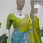 ✨ Radiant Charm – Designer Tabby Silk Saree ✨