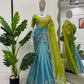 ✨ Radiant Charm – Designer Tabby Silk Saree ✨