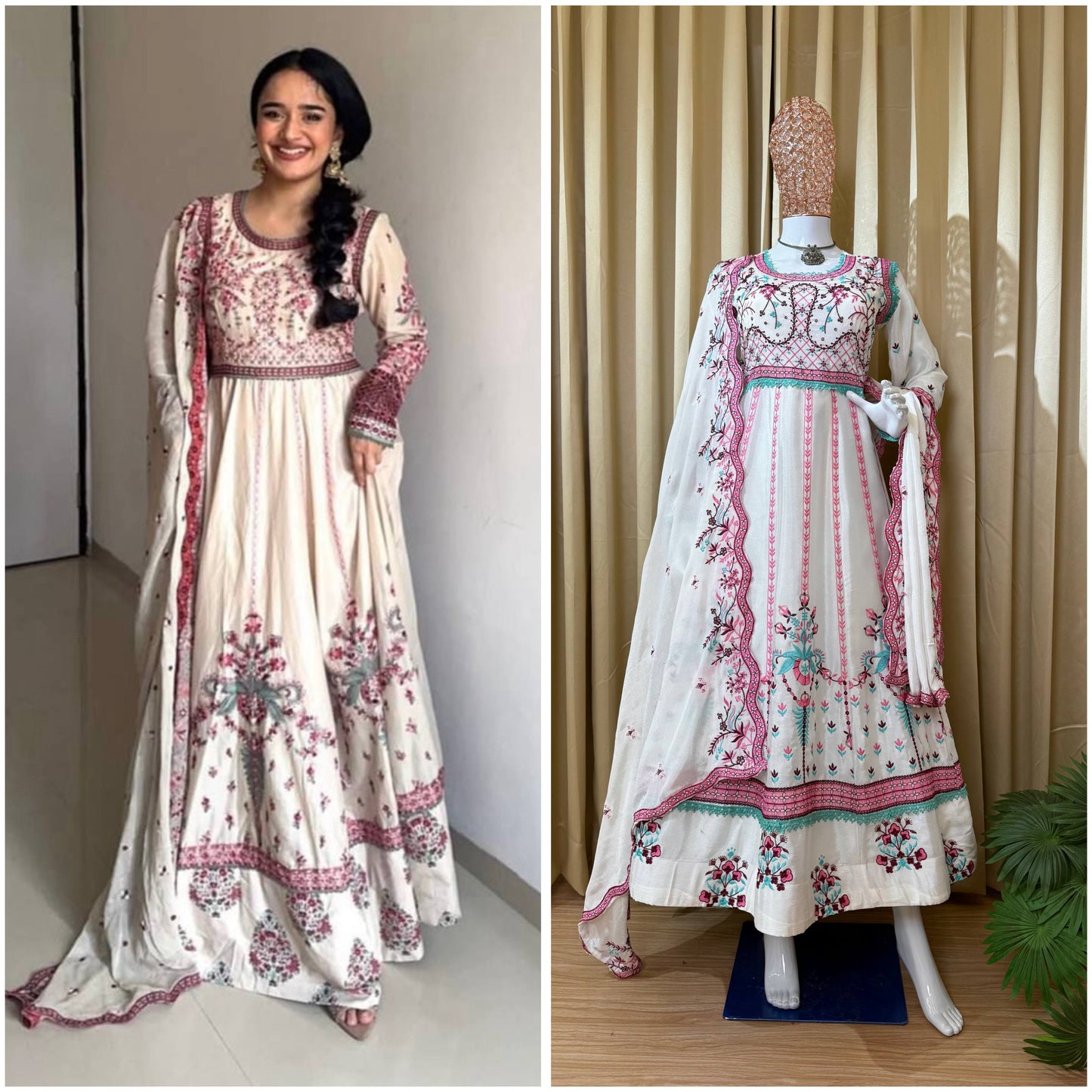 ANARKALI GOWN & DUPATTA SET-ST-1117 ✨🥻