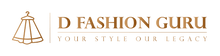 Logo of D Fashion Guru with text 'Your Style, Our Legacy' on a teal background