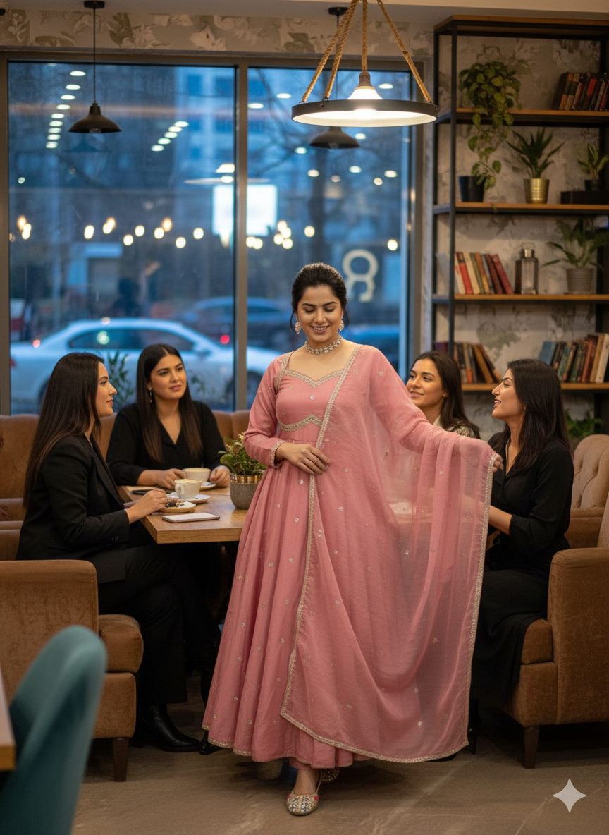 🎀 Chic, Comfy & Captivating Anarkali – Perfect for Festive - RTC - 5937💫👗