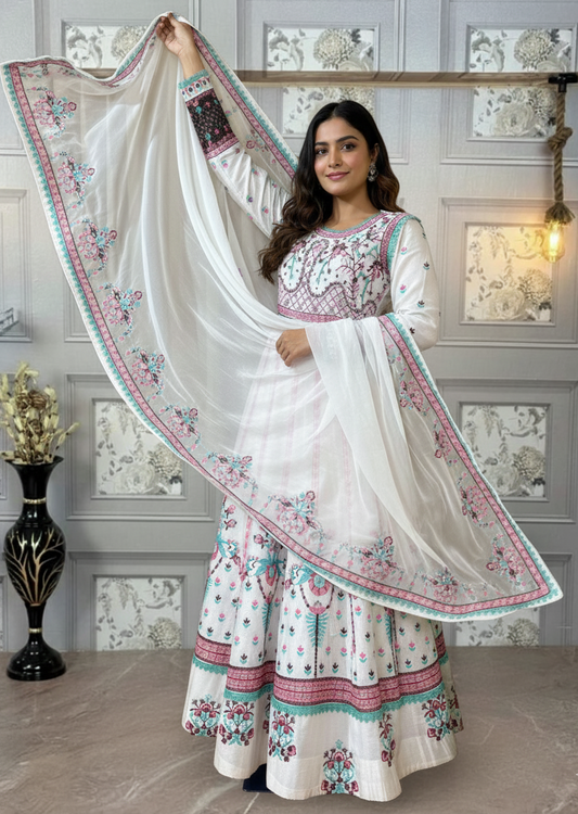 ANARKALI GOWN & DUPATTA SET-ST-1117 ✨🥻