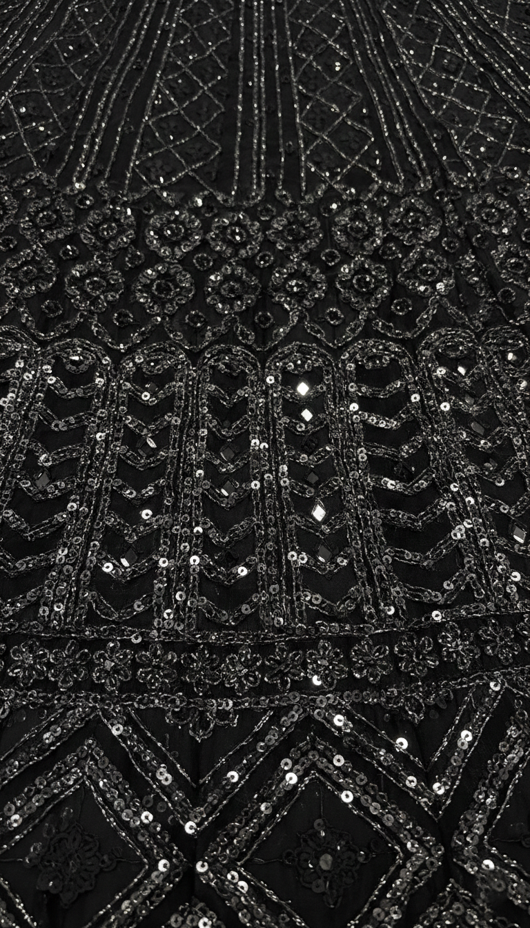 Net Sequin & Dori Work Lehenga Set-FB|HM-H73