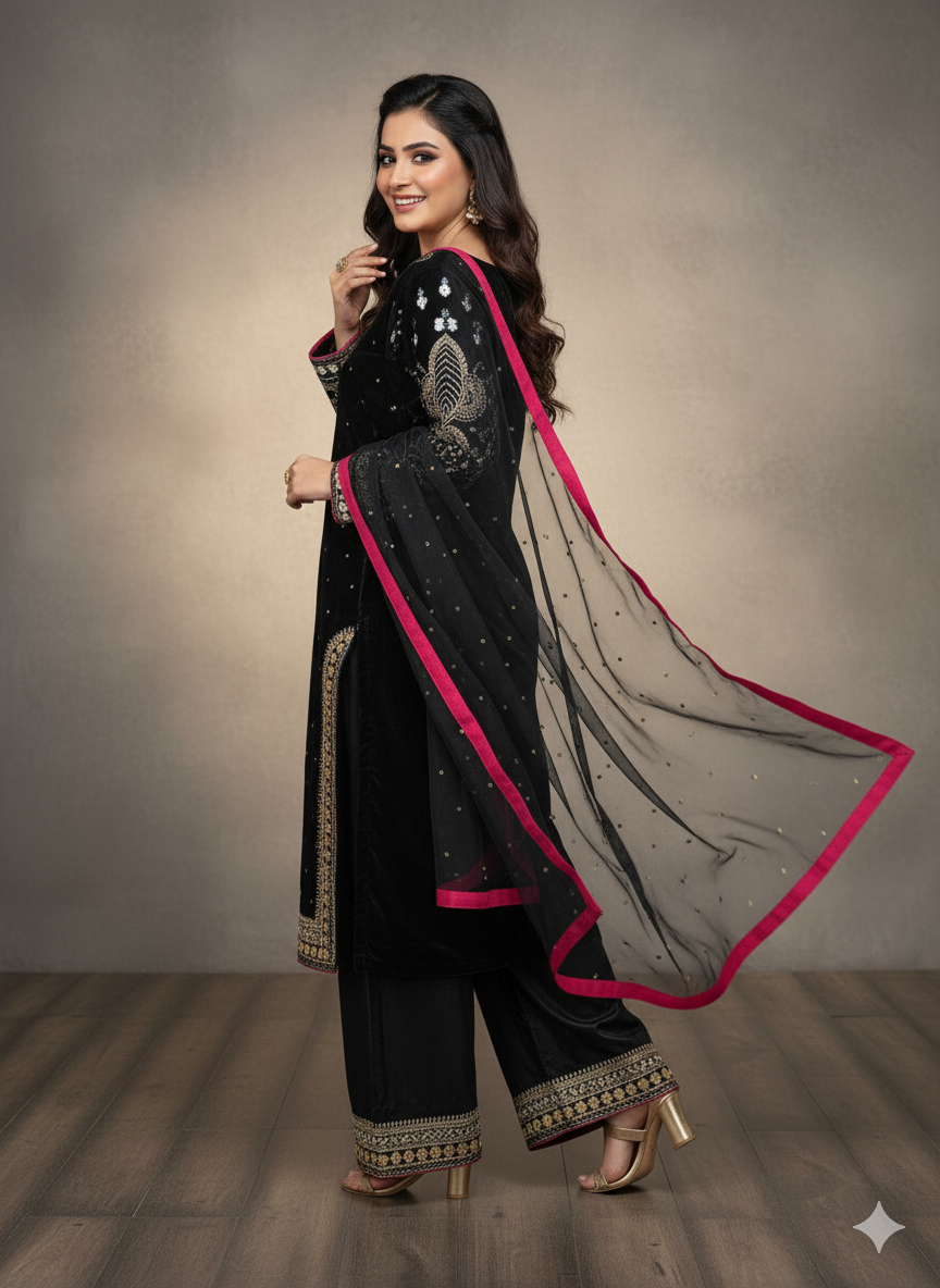 Glamorous Sharara Suit  Elegance-BE-409 ✨💃🌸