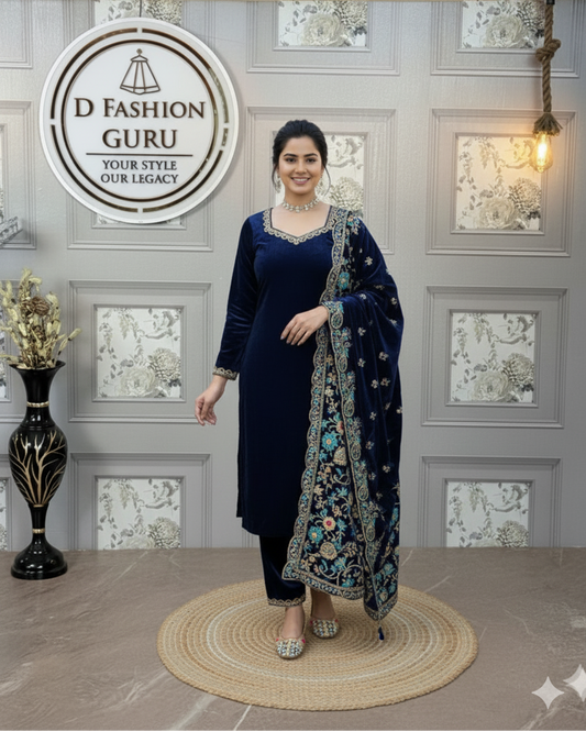 ✨ Velvet Vibes – 5000 Series Elegance Suit - RTC - 5936 👗💫