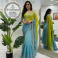 ✨ Radiant Charm – Designer Tabby Silk Saree ✨