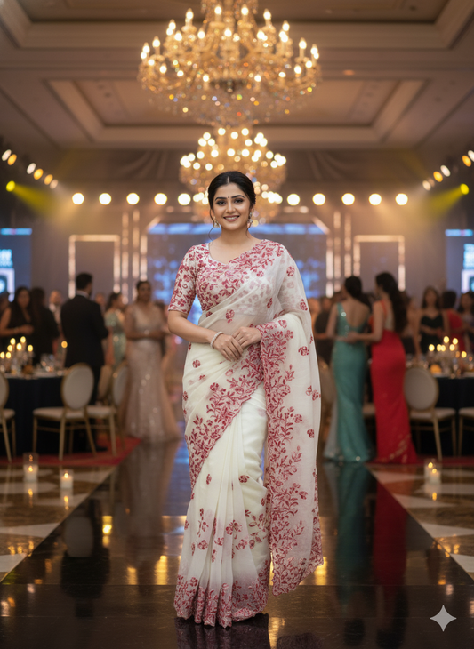 Threaded Elegance Saree Collection 🌸🌸