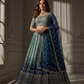 Royal Charm – Faux Georgette Designer Lehenga ✨💙💙✨