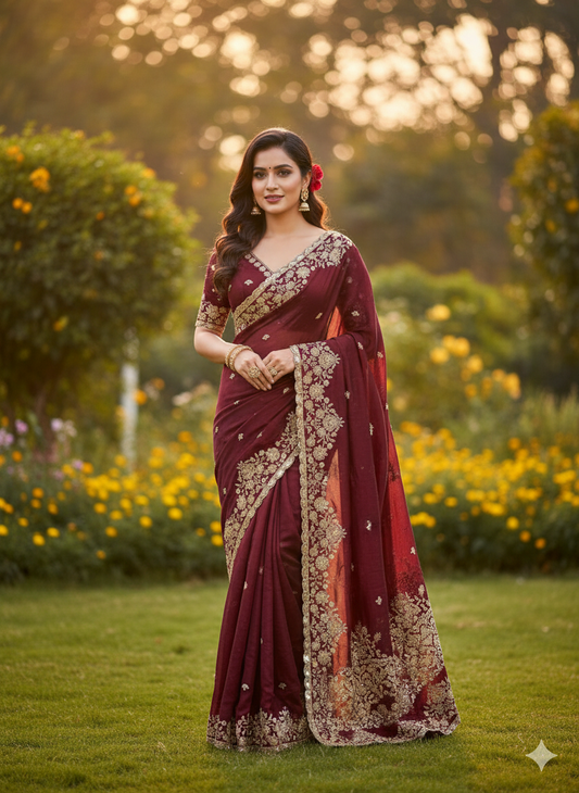 Beaded Glam Saree Vibes!-NC 5521 💫 ✨