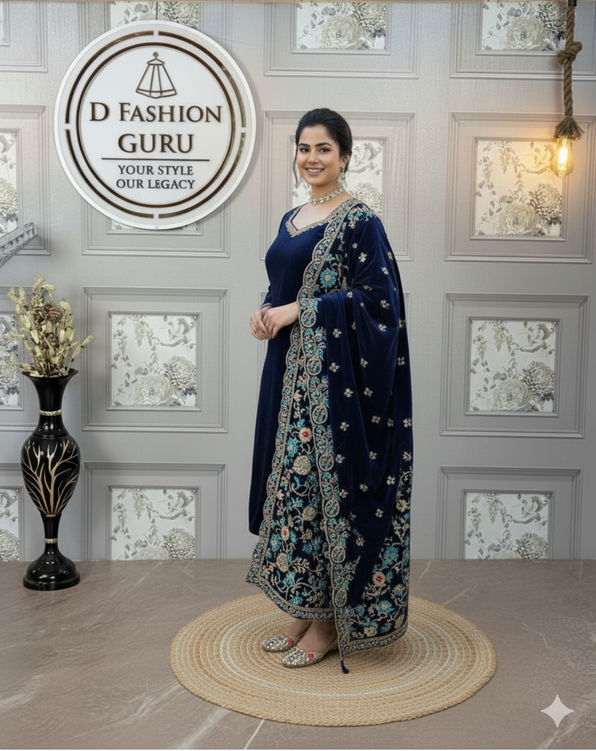 ✨ Velvet Vibes – 5000 Series Elegance Suit - RTC - 5936 👗💫