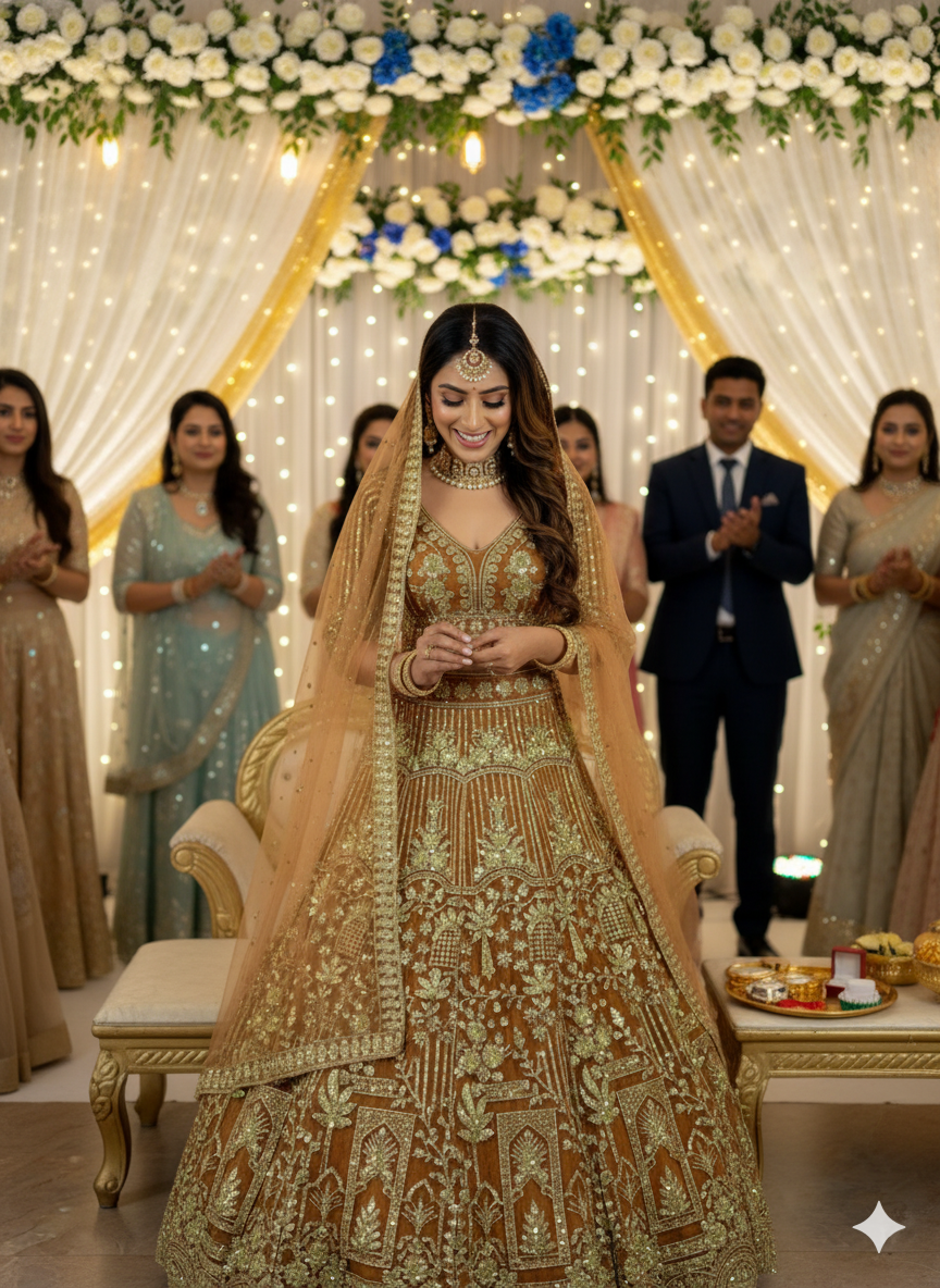Premium Soft Net Lehenga with Coding Sequins Embroidery & Matching Dupatta