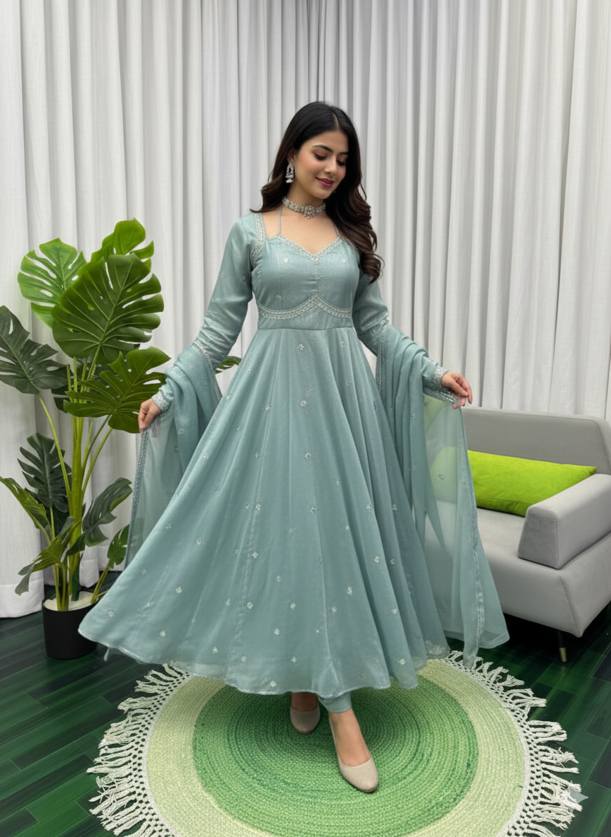 5000 Series – Royal Anarkali Elegance Unlocked! 🌟💃👑