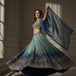 Royal Charm – Faux Georgette Designer Lehenga ✨💙💙✨