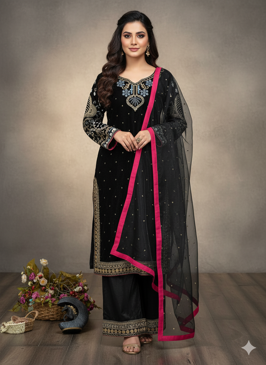 Glamorous Sharara Suit  Elegance-BE-409 ✨💃🌸