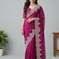 🌟 Fendi Chiffon Designer Saree – A Symphony of Elegance 🌟