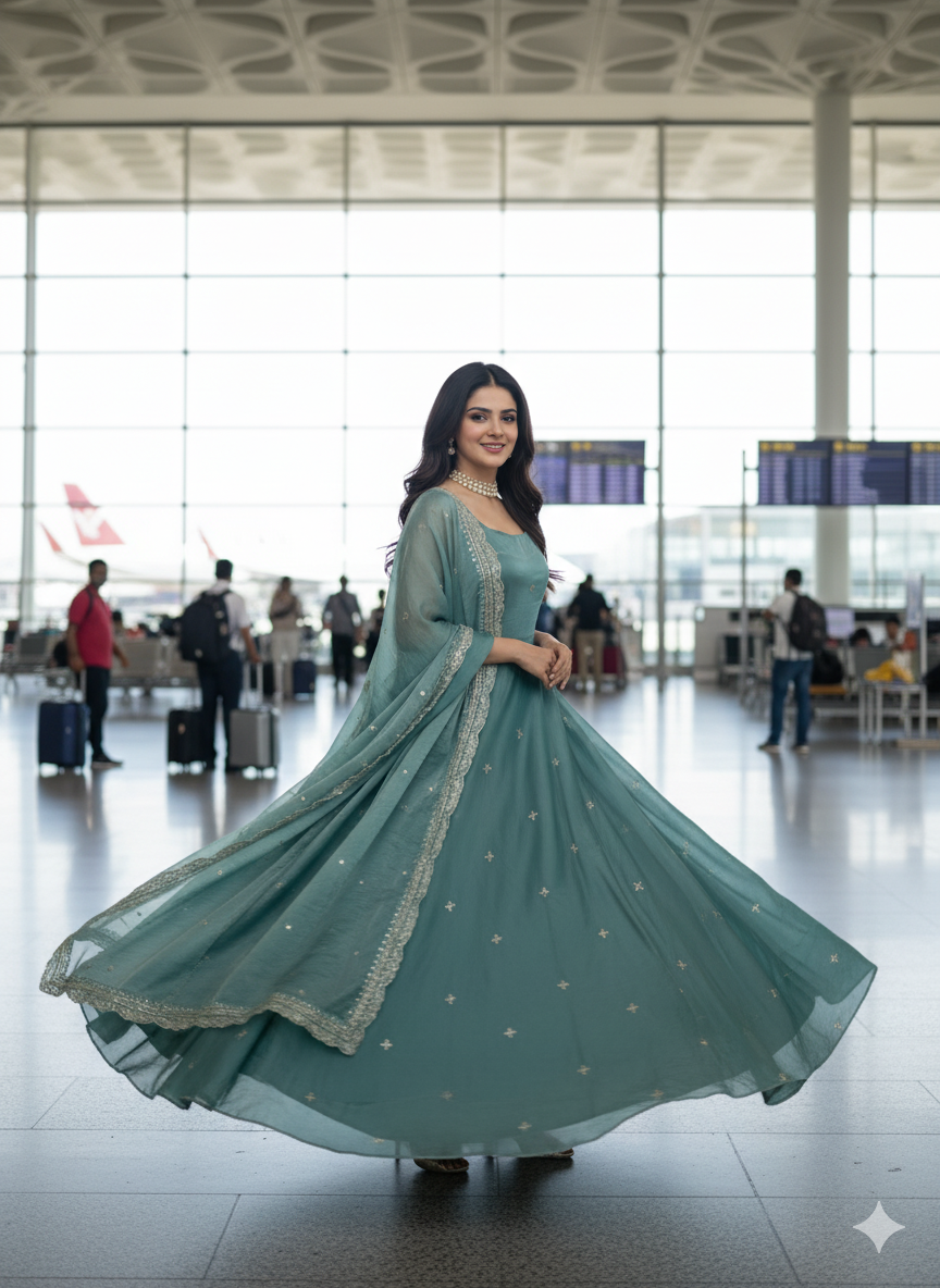 💚 Elegance in Simplicity-Gown 💚-DVD-5095