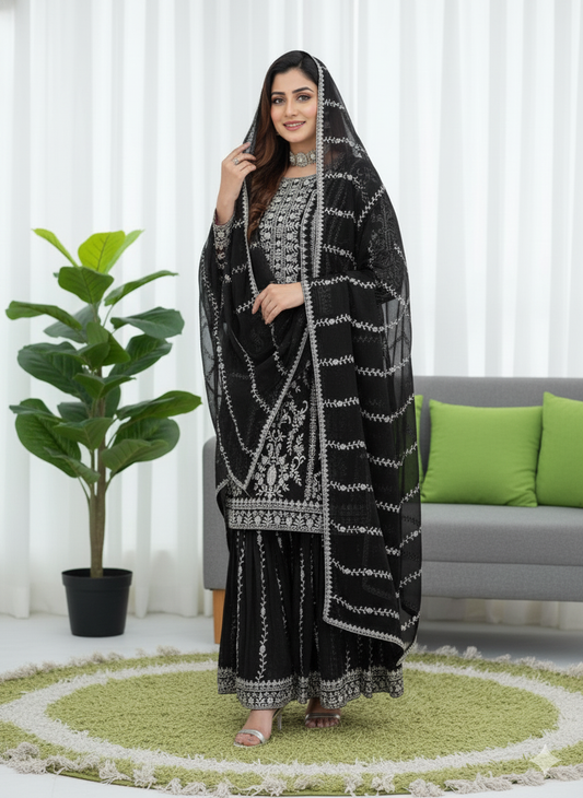 5000 Series – Premium Elegance Sharara, One Level Up-RTC-5938 🌟