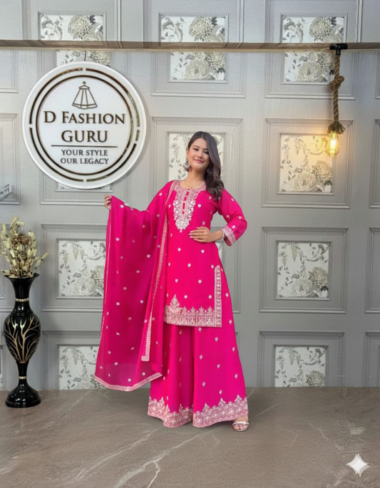 ✨ Elegant Faux Georgette Suit Set ✨