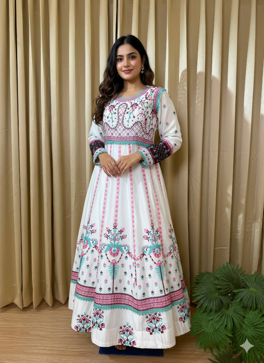 ANARKALI GOWN & DUPATTA SET-ST-1117 ✨🥻