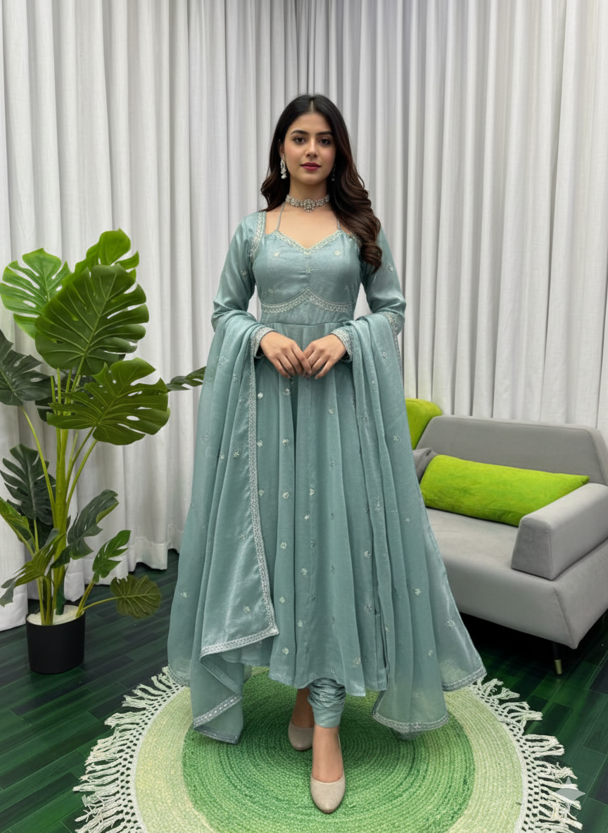 5000 Series – Royal Anarkali Elegance Unlocked! 🌟💃👑