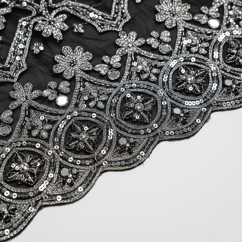 Net Sequin & Dori Work Lehenga Set-FB|HM-H73