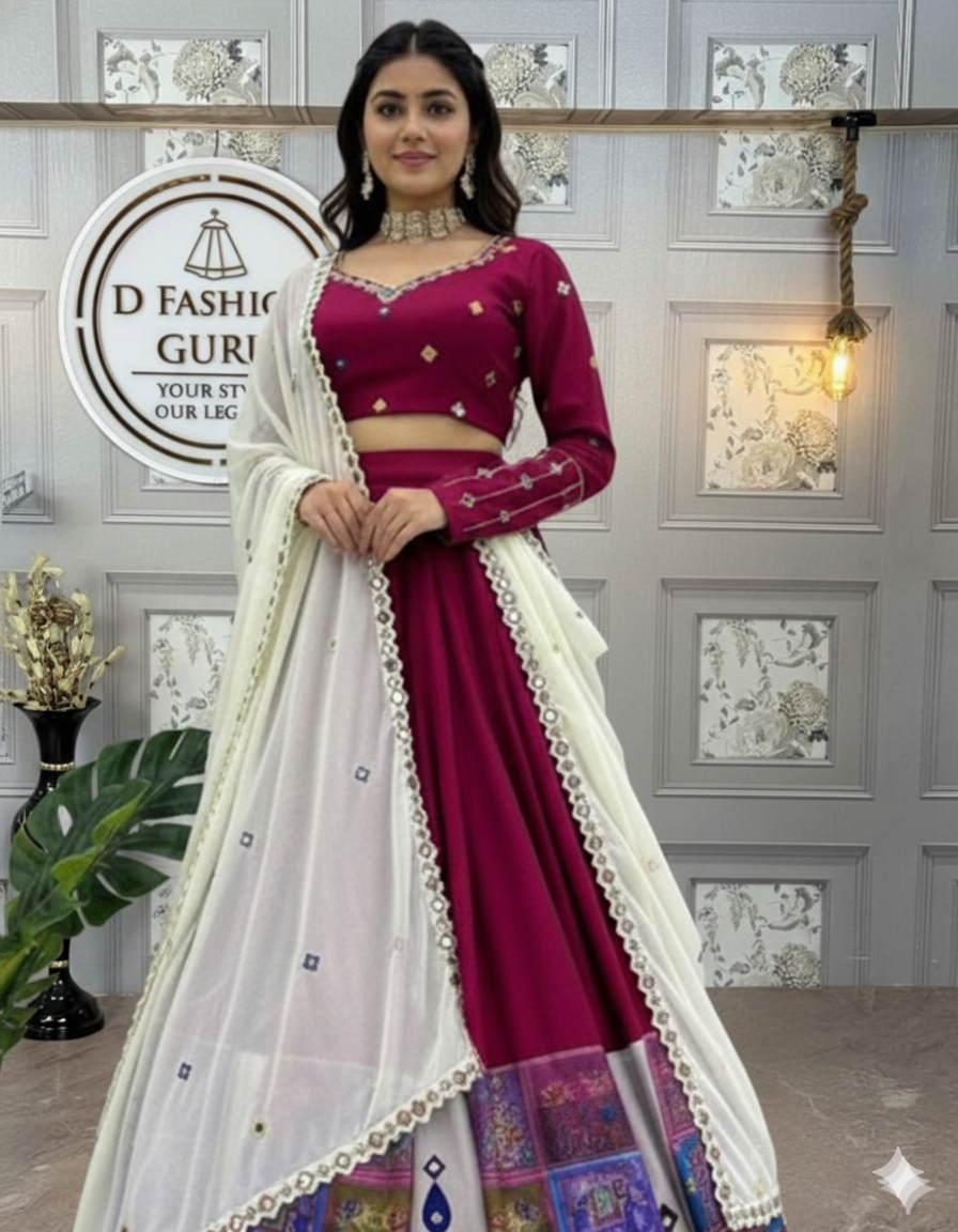✨ Reyon Glow Flared Lehenga Set-QRC-290 ✨