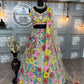 Luxury Bridal/Party Wear Lehenga – Soft Mono Net, Heavy Sequence Embroidery