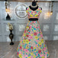 Luxury Bridal/Party Wear Lehenga – Soft Mono Net, Heavy Sequence Embroidery