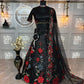 Trendy black Soft Mono Net lehenga with Embroidered Work With Cancan and designer blouse