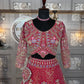 rani colour Semi-Stitched Butterfly Net Lehenga with Coding Sequins Work | Elegant Wedding & Party Wear