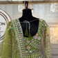 mehandi colour Semi-Stitched Butterfly Net Lehenga with Coding Sequins Work | Elegant Wedding & Party Wear