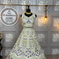 Premium Heavy Mono Satin Silk Lehenga Choli with Chinon Silk Dupatta | 4 Meter Flare | Embroidery Sequins & Cut Work | Semi-Stitched