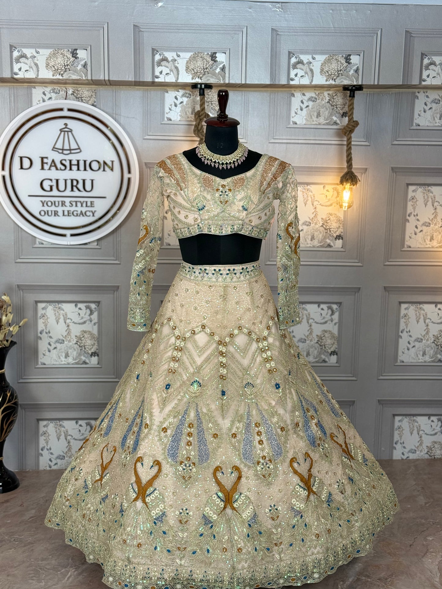 Premium Soft Net Lehenga Choli Set with Coding Sequins Work | Semi-Stitched