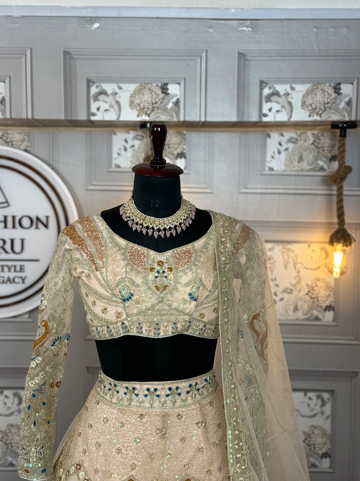 Premium Soft Net Lehenga Choli Set with Coding Sequins Work | Semi-Stitched