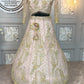 Premium Soft Net Lehenga with Coding Sequins Work & Dupatta
