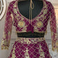 Premium Soft Net Lehenga with Coding Sequins Work & Dupatta
