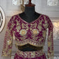 Premium Soft Net Lehenga with Coding Sequins Work & Dupatta